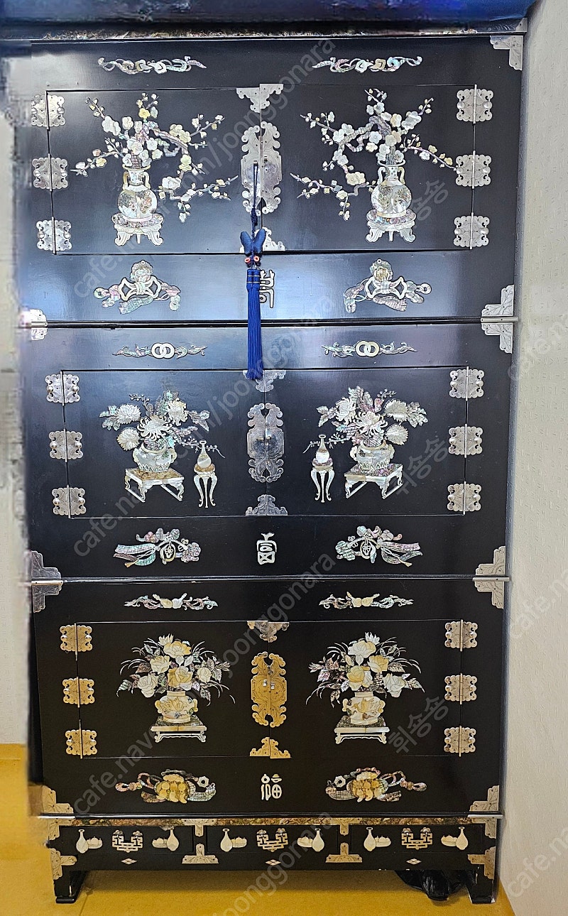 3단 자개장