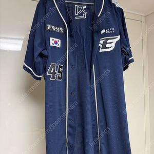한화이글스 윙니폼 이진영 선수 실착 유니폼 (115-120)