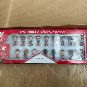 리버풀 19/20 우승시즌 피규어 Team Pack 17 players (SOCCDERSTARZ UK)