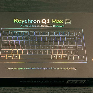 키크론 Q1 Max (기계식키보드) keychron 바나나축