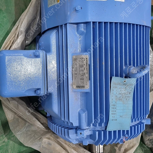 현대모터 55KW 75HP 4P 380V IE3 프리미엄 삼상유도전동기 미사용 이미지