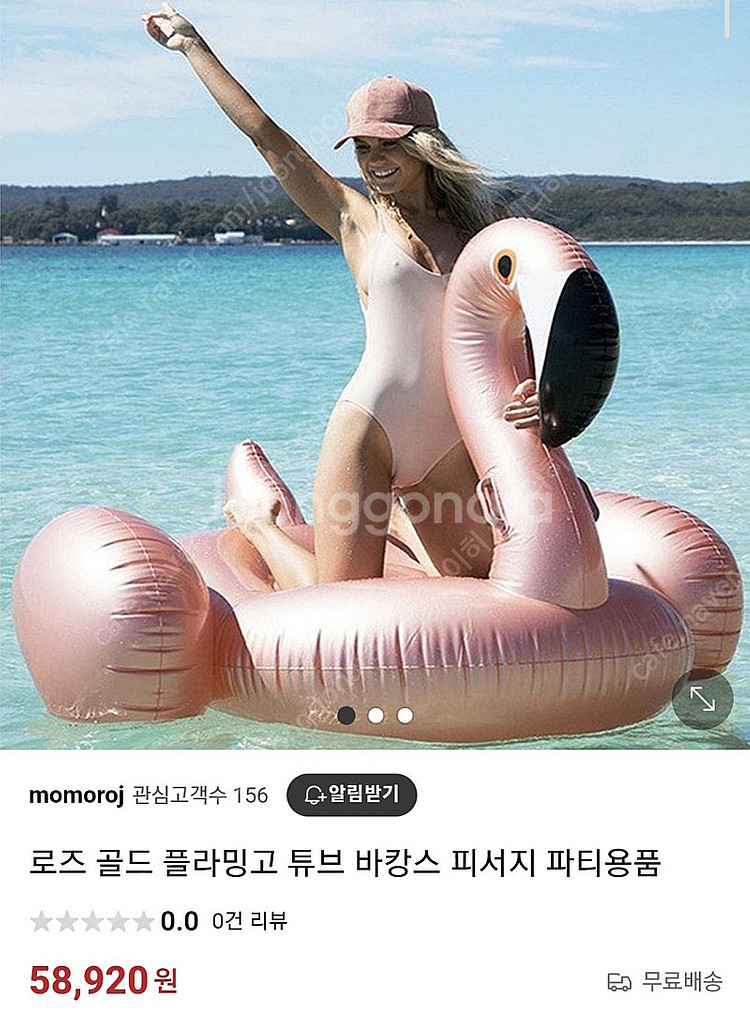 로즈골드 플라밍고 대형튜브--0
