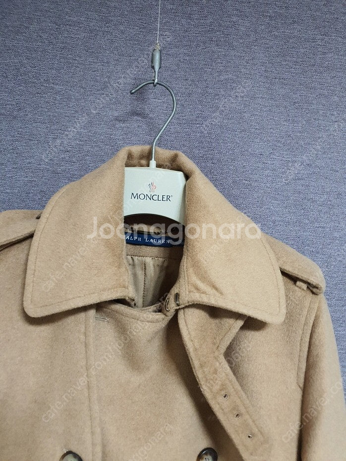 랄프로렌 트렌치 디자인 카멜헤어 코트 4 사이즈 폴로 정품--5