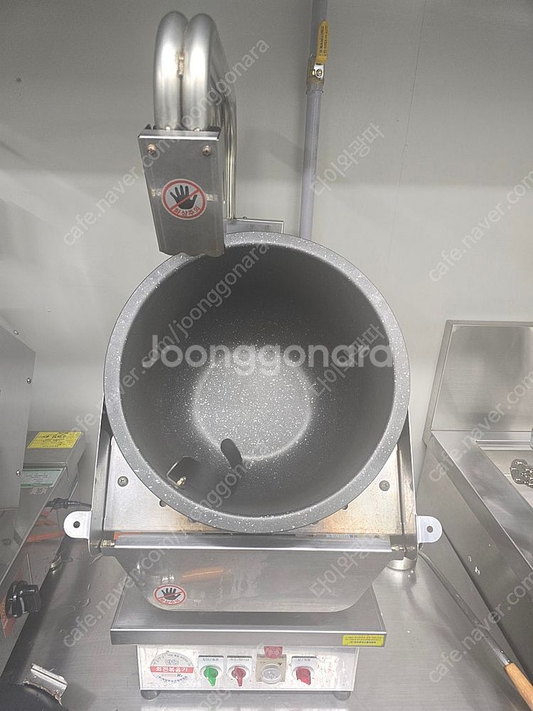 로보쿡 자동 회전 볶음기통돌이 lpg 직화용 기계다수보...--0
