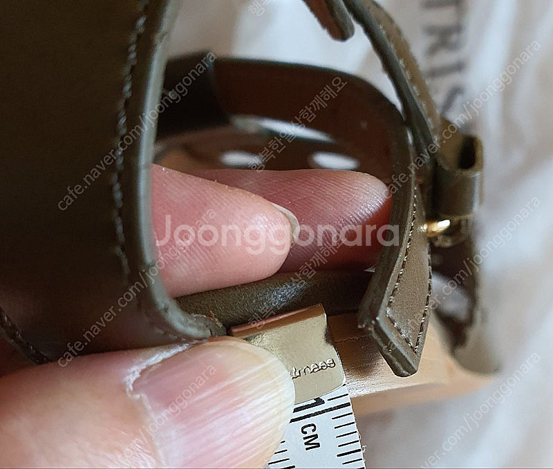 비이커 에피타프 올리브그린 펀칭 샌들 쪼리 글리디에이터...--1