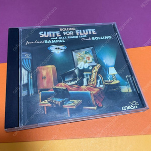 [중고음반/CD] 클로드 볼랭, 장 피에르 랑팔 Claude Bolling & Jean-Pierre Rampal - Suite for Flute and Jazz Piano Trio