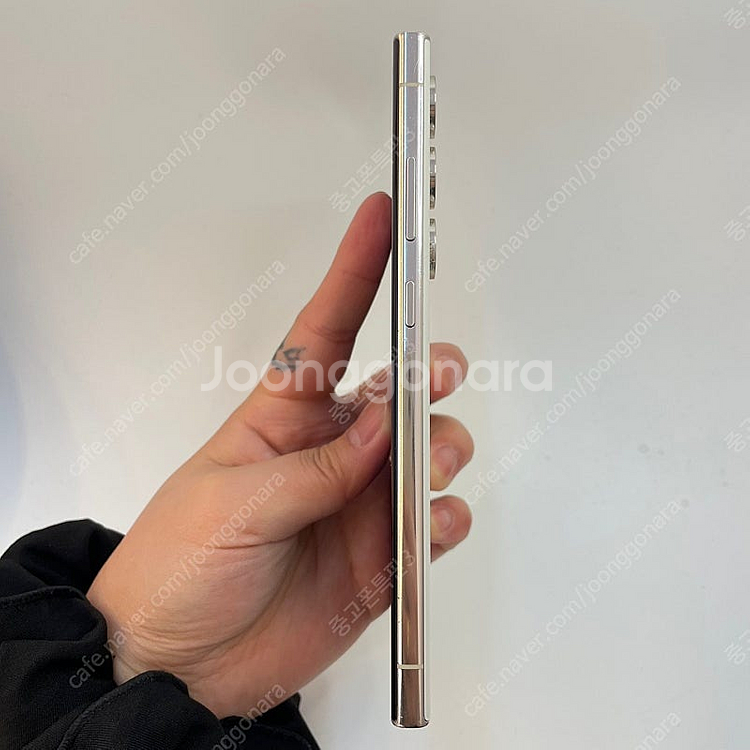 95593(울산중고폰) 갤럭시S23울트라 크림 256G...--6