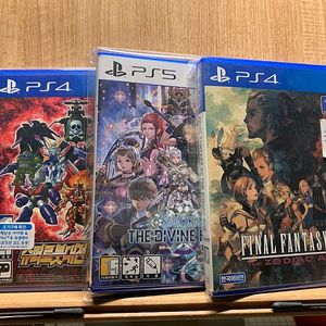 PS4 슈퍼로봇대전T/파이널판타지12 조디악 에이지/PS5 스타오션6 더 디바인 포스 판매합니다.