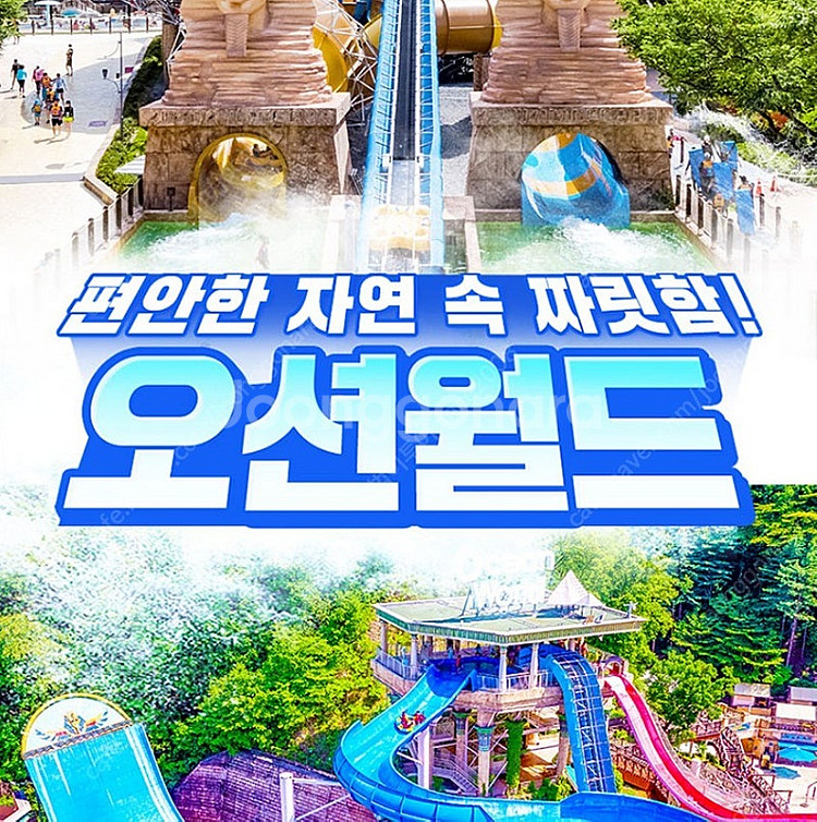 (당일구입가능)홍천오션월드 종일입장권~하이원 워터월드~...--0