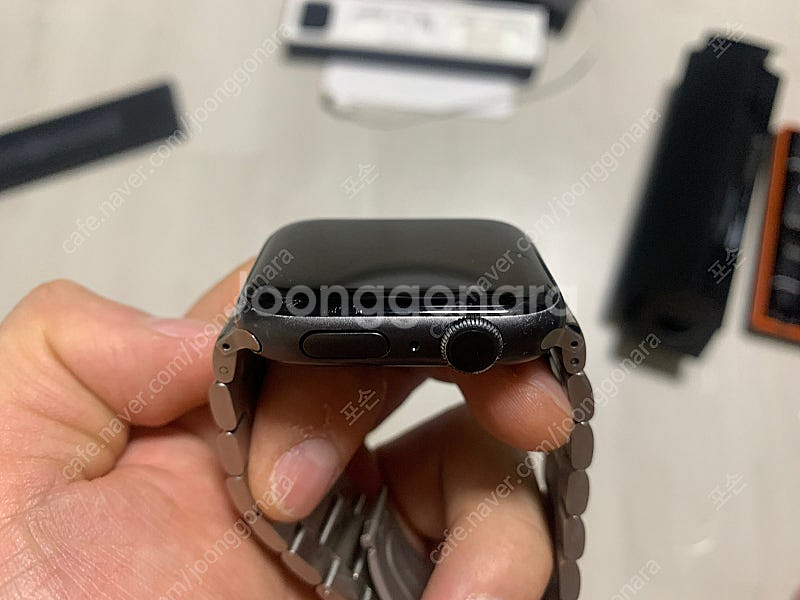 애플워치5 나이키 44mm 스페이스그레이 GPS--6