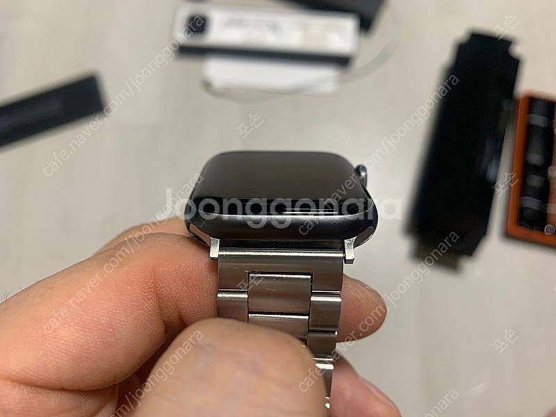 애플워치5 나이키 44mm 스페이스그레이 GPS--7
