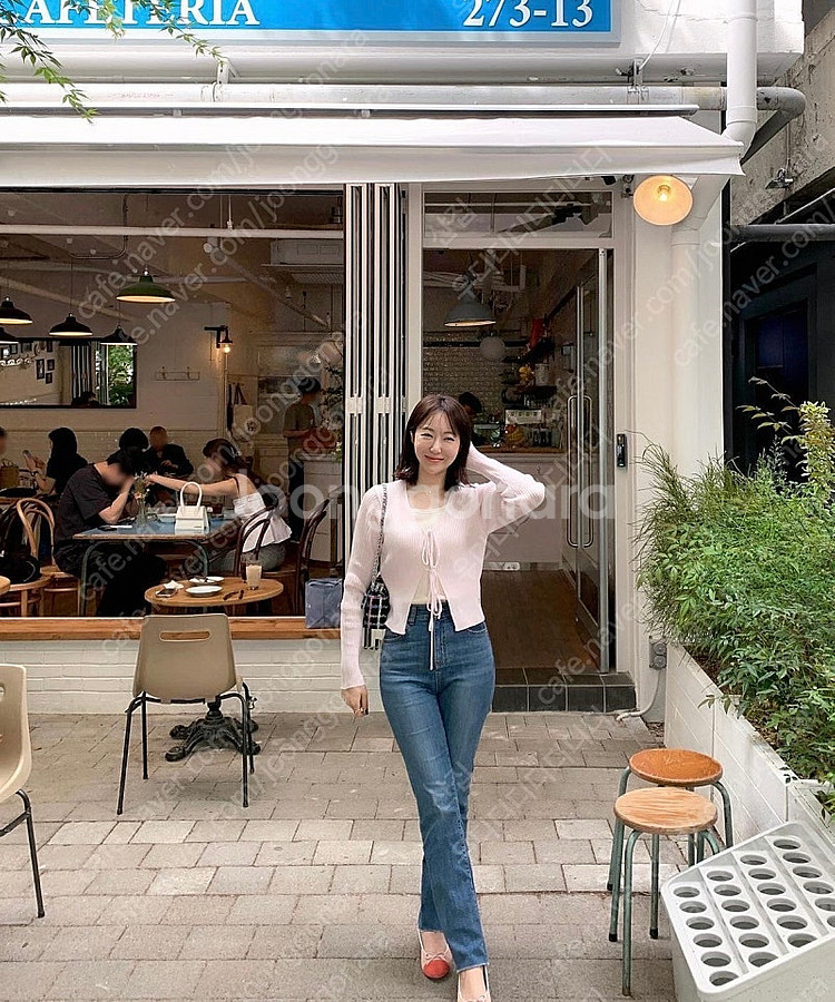 아스띠에 앙쥬 스트링 가디건(베이지,핑크)--3