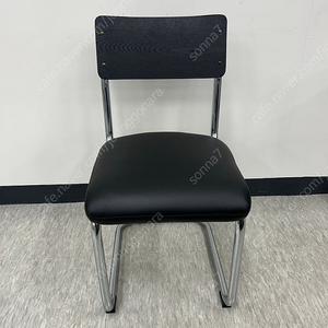 카페 회의 검정인조가죽 의자 특A급(가격내림)