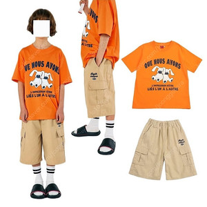조이멜로디 래빗 오렌지 티셔츠 Rabbit orange t-shirt 120 판매합니다.