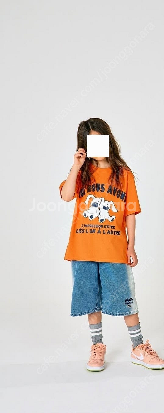 조이멜로디 래빗 오렌지 티셔츠 Rabbit orange...--8