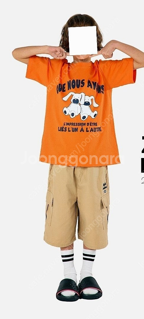 조이멜로디 래빗 오렌지 티셔츠 Rabbit orange...--9