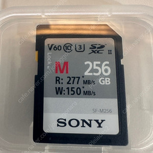 SONY SF-M256 메모리 카드 판매합니다.