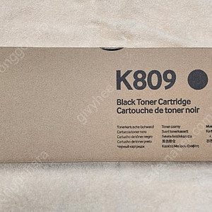 삼성 정품 K809, M809, C809, Y809 토너 카트리지 세트