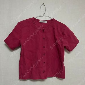 찐핑크 골지 반팔티 6천원