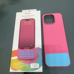 Clicks 키보드 케이스 iPhone 15 Pro 핑크 판매