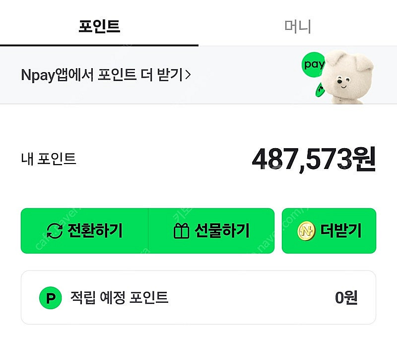 네이버페이 포인트 30만원 팝니다.--0