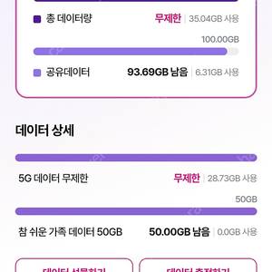 LG 유플러스 데이터 2기가