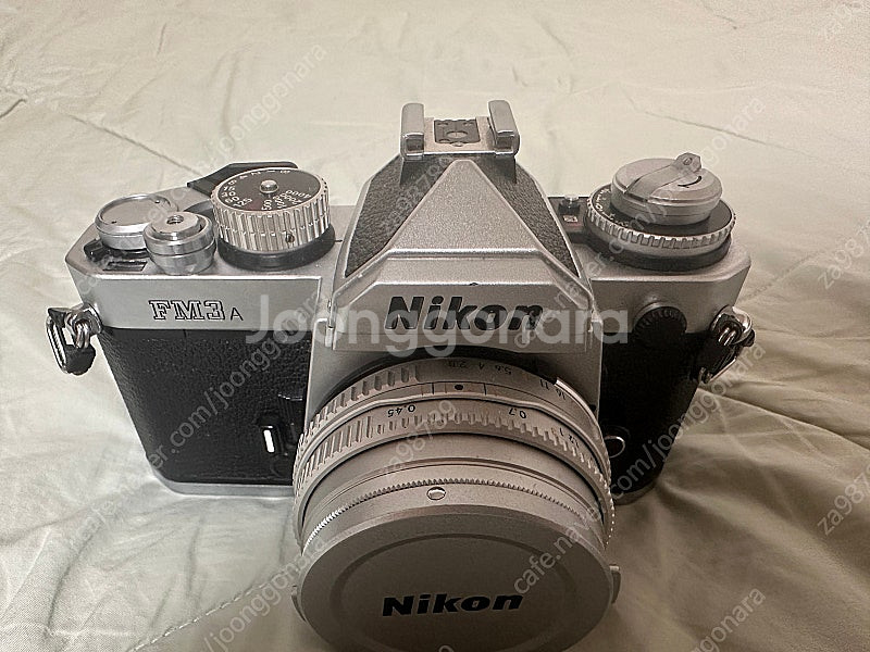 니콘 fm3a 실버 팬케익렌즈 40mm 팝니디~--1
