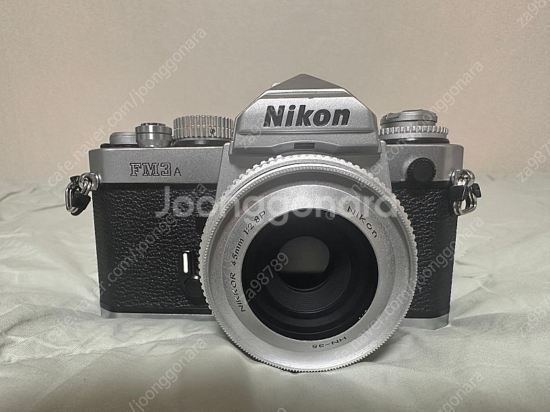 니콘 fm3a 실버 팬케익렌즈 40mm 팝니디~--2