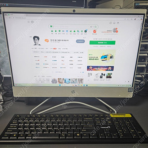 (부산 직거래만)HP 일체형 컴퓨터 I3-9세대 컴퓨터(15)
