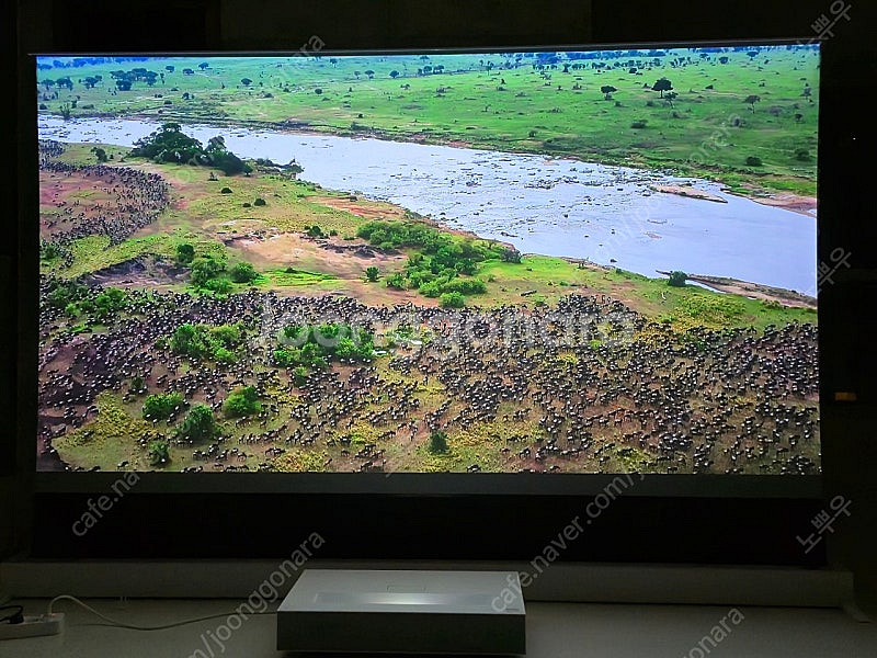 LG HU85LA +삼성 롤러블스크린 120인치 판매합...--2