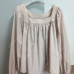 시에 sie 러플코튼블라우스 페탈핑크 1회착용