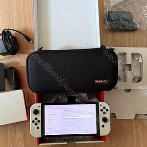 닌텐도 스위치 OLED 풀박 + 추가 악세 일괄 판매합니다