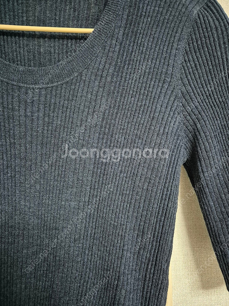 [질스튜어트 뉴욕] (새상품) 린넨(마)소재 니트 티셔츠/ 잇미샤 마인 랑방 마쥬 산드로 레니본 오즈세컨 질스튜어트...--1