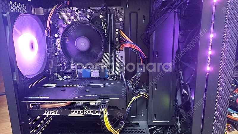 게임용 라이젠 3600 RX580 B350M 16G--1