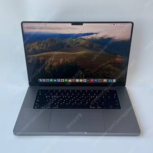 애플 맥북프로16 M1프로 10코어 16코어 16GB SSD 512GB 노트북