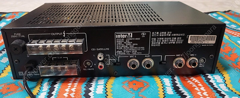 inter-M 인터엠 PA-935A 앰프 판매합니다. 이미지