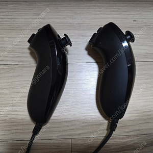 닌텐도위 Wii 정품 눈차크 블랙 2개 일괄 판매