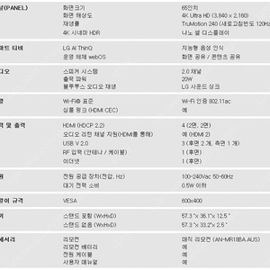 [성남 직거래] LG 65인치 65SK8000PUA LED SUPER UHD TV