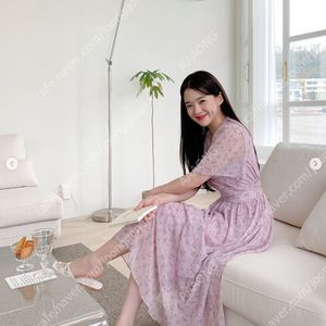 레이지코너 블루밍 플라워 원피스 (라벤더)