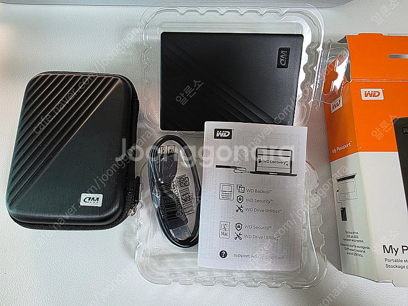 WD new My Passport 4TB 외장하드--2
