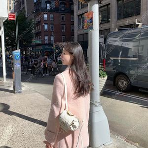 라플라 베이비 모헤어 코트 핑크
