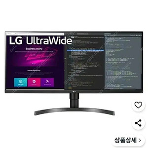 LG WQHD 울트라 와이드 모니터 34WN750