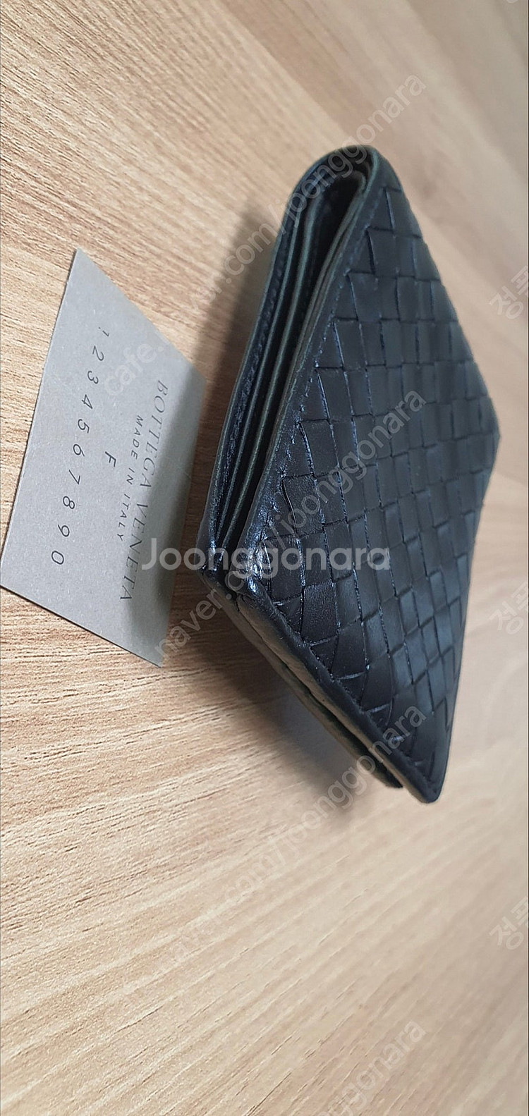 보테가베네타 반지갑/지갑 블랙브라운 정품A급(감정O)구...--3
