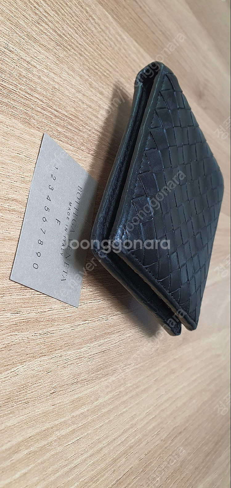 보테가베네타 반지갑/지갑 블랙브라운 정품A급(감정O)구...--4