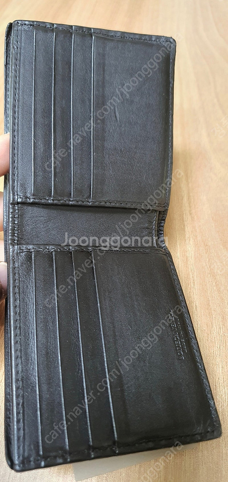 보테가베네타 반지갑/지갑 블랙브라운 정품A급(감정O)구...--7