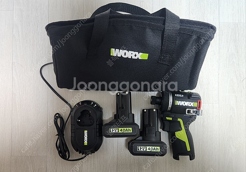 웍스 12V WU139 본체, 4Ah배터리 2개, 3A...--0