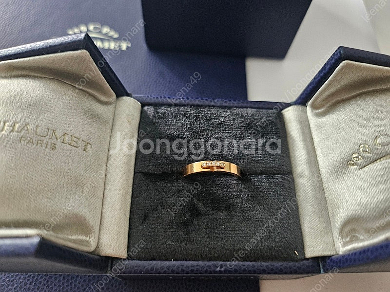 쇼메 리앙 에비던스 다이아 반지--1