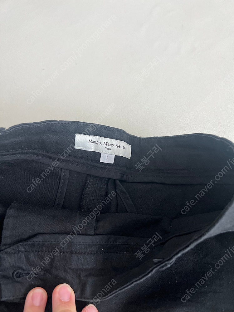 망고매니플리즈 반바지 블랙 1사이즈--1