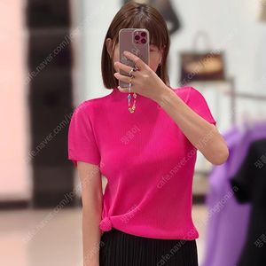 플리츠플리즈 미스트 브라이트 핑크 3사이즈