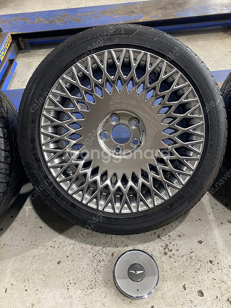 제네시스 G90 19인치 휠+휠캡+타이어+TPMS+순정...--4